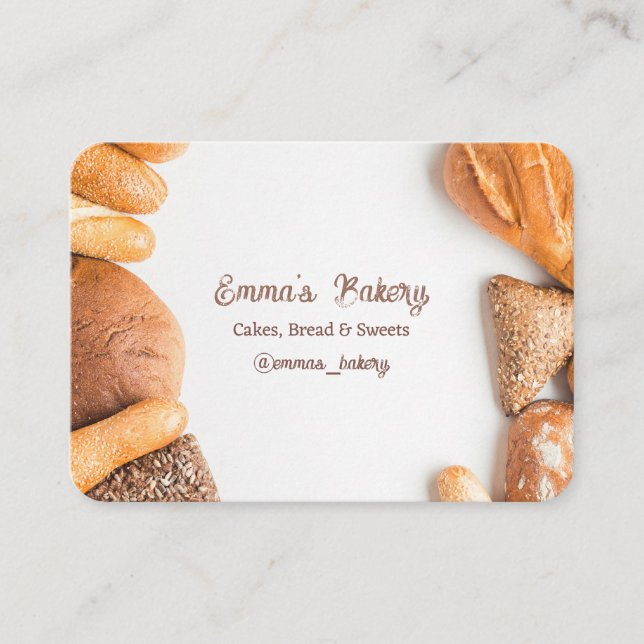 Home Bakery Catering Business Card (Front)