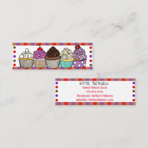 Home Baking Business or Bakery Business Mini Business Card