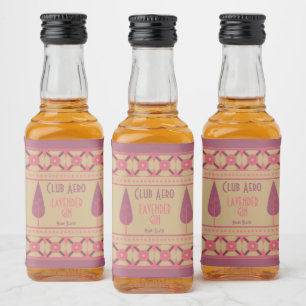 Home Bar Mini Liquor Bottle Labels Promotional