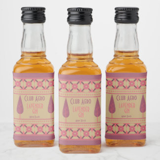 Home Bar Mini Liquor Bottle Labels Promotional