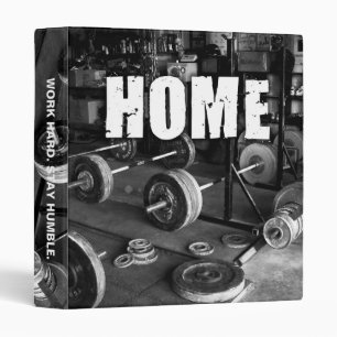 HOME (Barbells) - Workout Motivational Binder