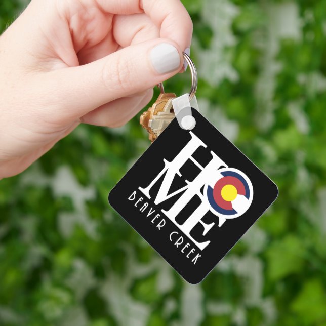 HOME Beaver Creek Colorado Keychain (Hand)