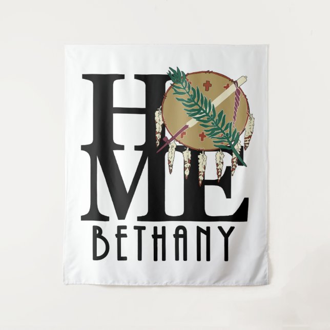 HOME Bethany Oklahoma Tapestry (Front)
