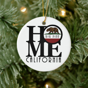HOME Big Pine California Ceramic Ornament
