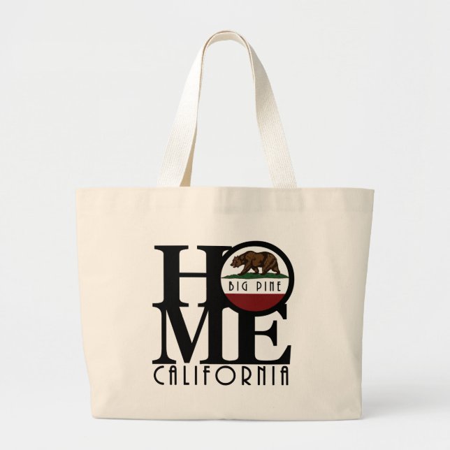 HOME Big Pine California Large Tote Bag (Front)