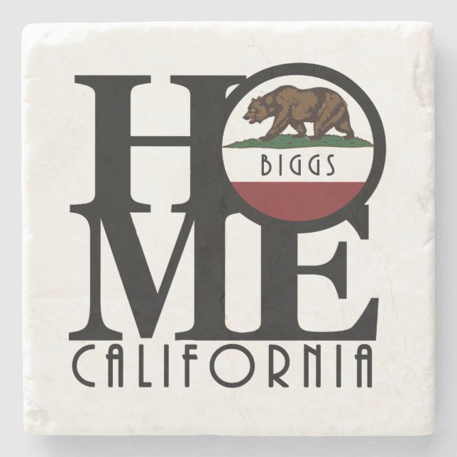 HOME Biggs California Stone Coaster (Front)