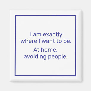 Home (blue) magnet