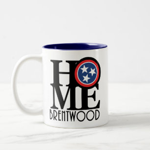 HOME Brentwood Tennessee Two-Tone Coffee Mug