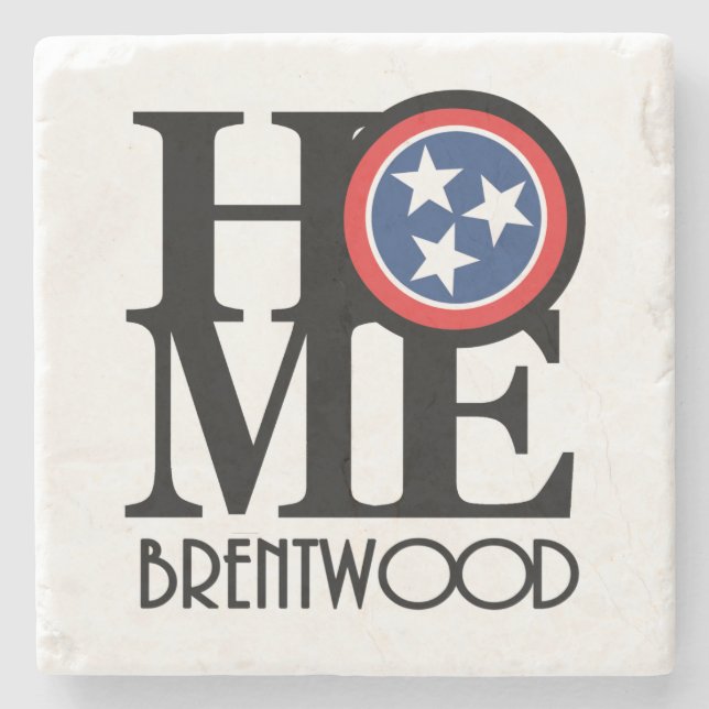 HOME Brentwood TN Stone Coaster (Front)