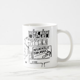 Home Brew Shop has Inflatable Barmaid Coffee Mug