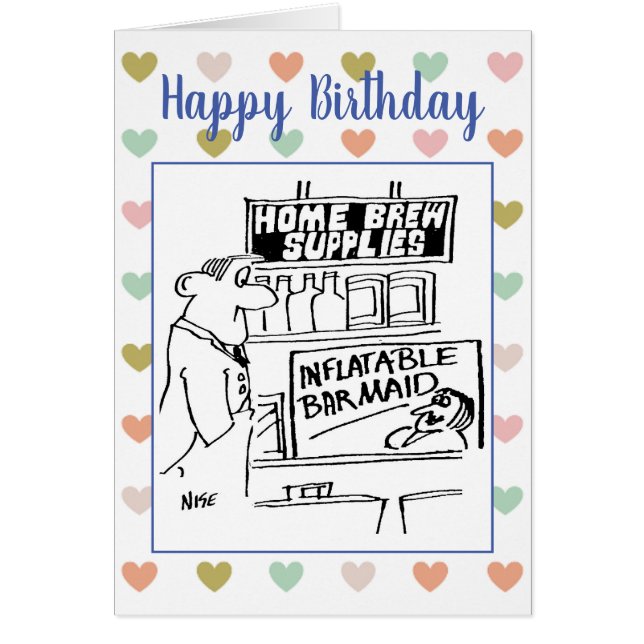 Home Brew Supply Shop Sells an Inflatable Barmaid (Front)