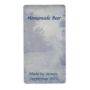 Home Brewed Beer Label