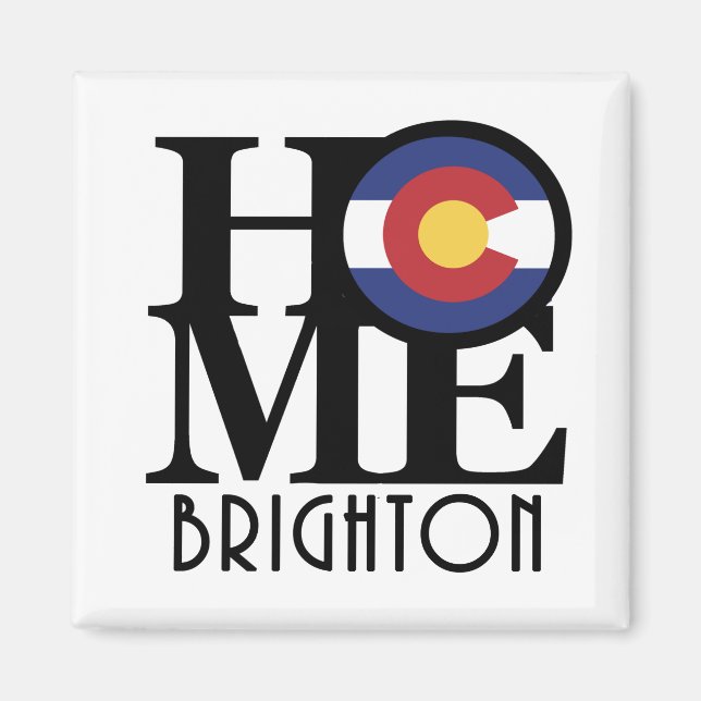 HOME Brighton Colorado Magnet (Front)