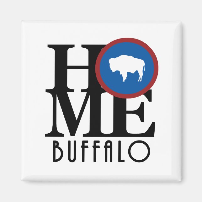 HOME Buffalo Magnet (Front)