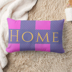 Home Buffalo Plaid Colourful Lumbar Pillow