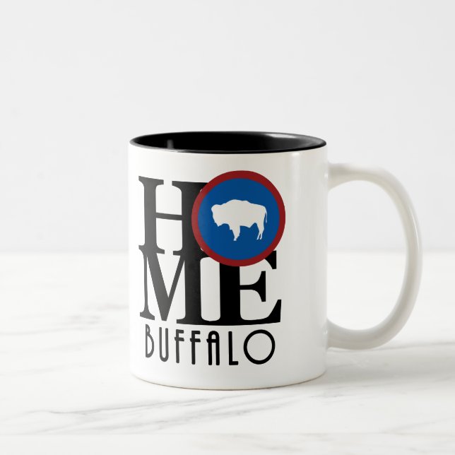 HOME Buffalo WY 11oz Two-Tone Coffee Mug (Right)