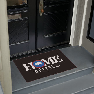 HOME Buffalo Wyoming  Doormat