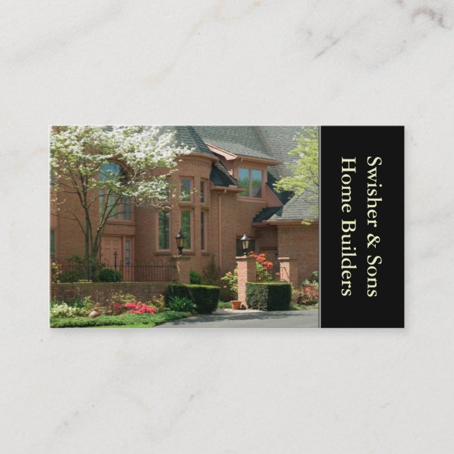 Home Builder Business Card (Front)