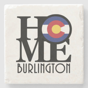 HOME Burlington Colorado Stone Coaster