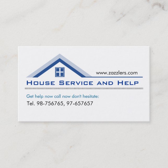home business card (Front)