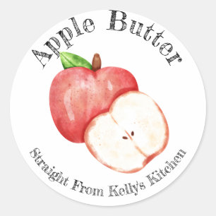 Home Canning Business Apple Butter Food Label