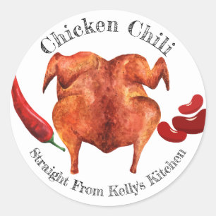 Home Canning Business Chicken Chili Food Label