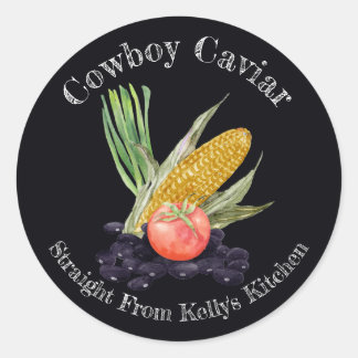 Home Canning Business Cowboy Caviar Food Label