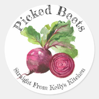 Home Canning Business Picket Beets Étiquette alime