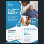 Home Care Service Flyer Template<br><div class="desc">Home Care Service Flyer Template</div>