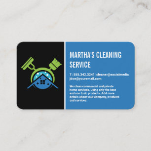 Home Care Services   Maid Cleaning  Business Card