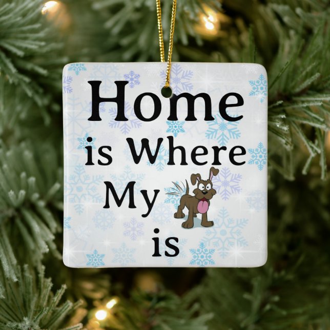 Home Ceramic Ornament (Tree)