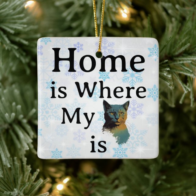 Home Ceramic Ornament (Tree)