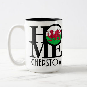 HOME Chepstow Wales 15oz Two-Tone Coffee Mug