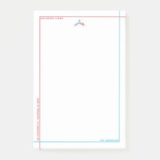 Home Church Post-it Notes