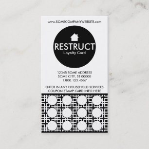 HOME cinder stamp card