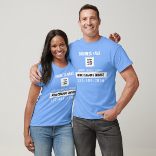 Home Cleaning Service QR code Logo custom work T-Shirt