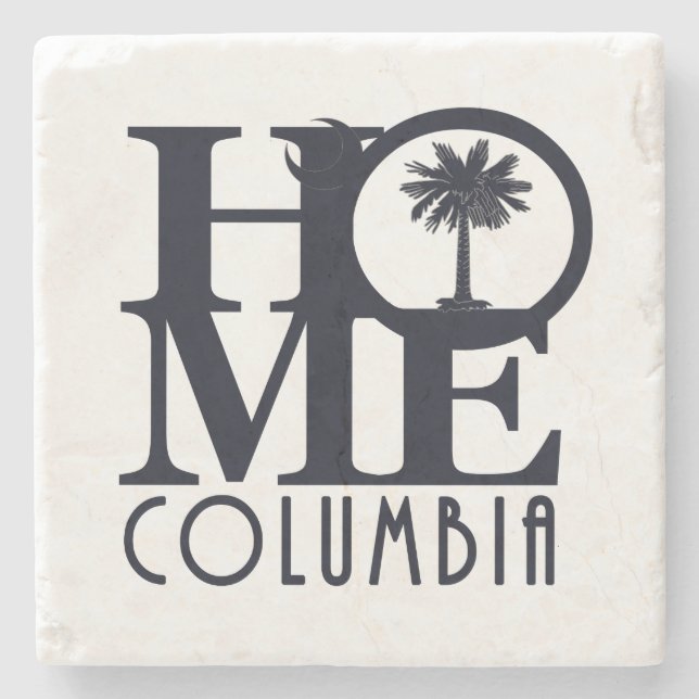 HOME Columbia SC Stone Coaster (Front)