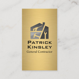 Home Construction   Contractor Business Card