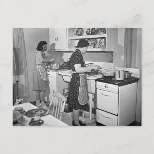 Home Cooking: 1942 Postcard