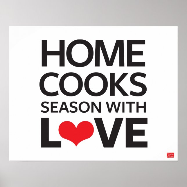 Home Cooks Season With Love Poster (Front)