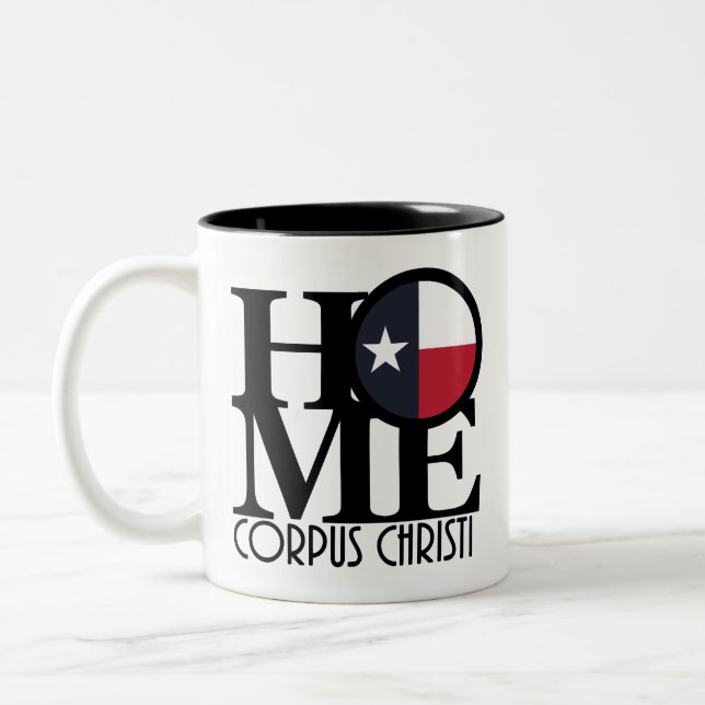 HOME Corpus Christi 11oz Two-Tone Coffee Mug (Left)