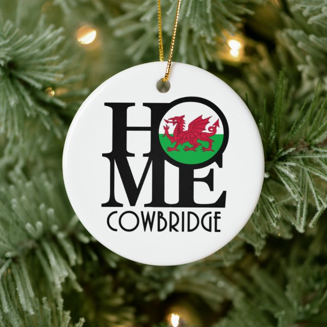 HOME Cowbridge Wales Ceramic Ornament (Tree)