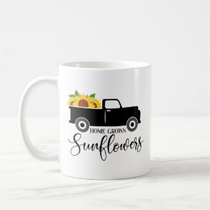 Home Cultivé Tournesols Cute Camion Coffee Mug