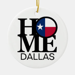 HOME Dallas Ceramic Ornament