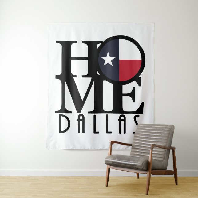 HOME Dallas Texas Tapestry (In Situ)