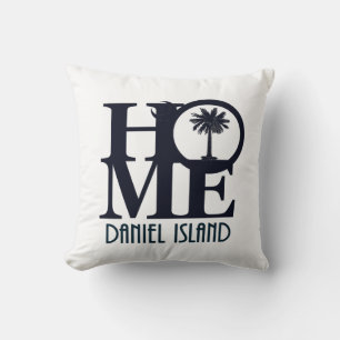 HOME Daniel Island South Carolina Throw Pillow