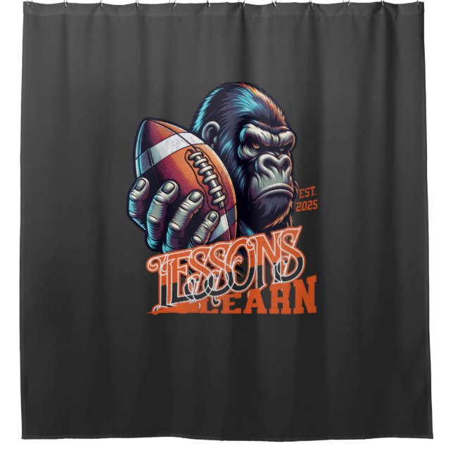 Home Decor Champion Gorilla Shower Curtain (Front)