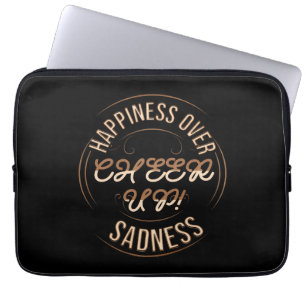 HOME DECOR CHOOSE HAPPY CHEER UP ELECTRONICS BAG