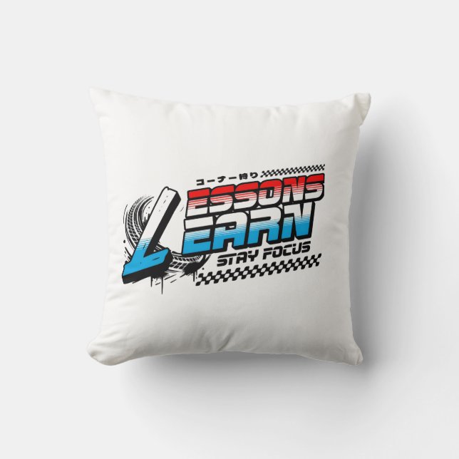 HOME DECOR FOCUS LESSONS LEARN THROW PILLOW (Front)