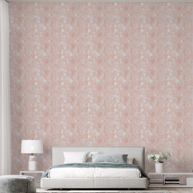 Home decor wallpaper Peach Slime (Bedroom)